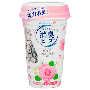 Fragrance: UniCharm pure Floral Fragrance Deodorant Beads for cat 450ml