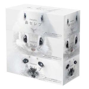 Sanitary: Nepia Nose Celeb Moisturizing Tissue (400 sheets (200 pairs) * 3 pieces)