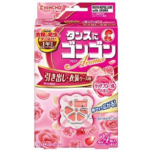 Kincho Drawers and Clothes Insect Repellent Floral 24pcs