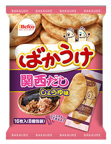 Snack: Kuriyama Bakauke Kansai Dashi Soy Sauce Flavor 16 pcs