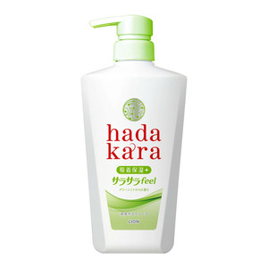 Bodaycare: Hadakara Body Soap Liquid Smooth Feel Green Citrus 480ml