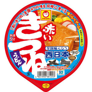 Sea99: Maruchan Nationwide Taste Comparison Red Kitsune Udon West 96g