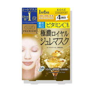 KOSE Clear Turn Premium Royal Jelly Mask Vitamin C 4Pcs
