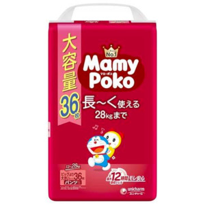 Mom Baby: Moony Mamypoko Pants 13-28Kg XXL 36 Pieces