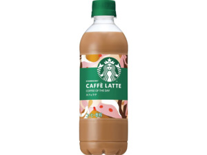 Snacks: Suntory Starbucks COFFEE OF THE DAY Caffe Latte 450ml