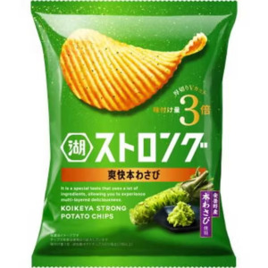 Snack: Koikeya Potato Chips Refreshing Wasabi Flavor 52g