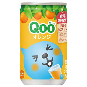 Coca Cola Qoo Juice DJ Orange Flavor Canned 160g