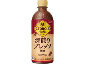 Snacks: Coca Cola Georgia Coffee Deep Roast Lightly Sweetened 500ml