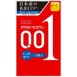 Frontpage: Okamoto 001 Jelly Type Condoms 3 Pieces