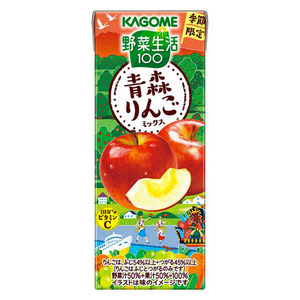 Snack: KAGOME Limited Aomori Apple Mix Juice 195ml
