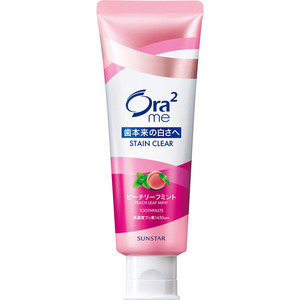 Ora Health: Ora2Me Stain Clear Toothaste Peach Leaf Mint 125g