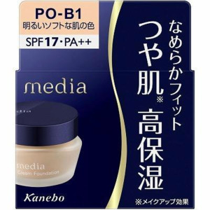 Frontpage: Kanebo Media Cream Foundation N PO-B1 Light Soft Skin Tone 25g