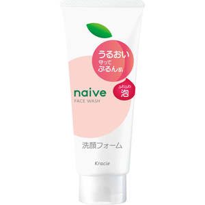 Skincare: Kracie Naive Facial Cleansing Foam Peach 120g