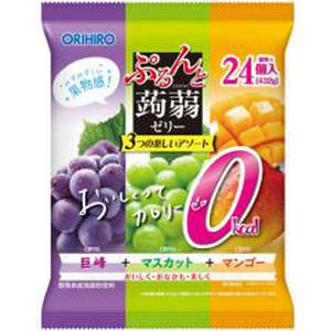 Snack: Orihiro Konjac Jelly Large Bag Zero Kyoho + Muscat + Mango