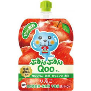 Snack: Coca Cola Qoo Jelly Drink Apple Flavor 125g