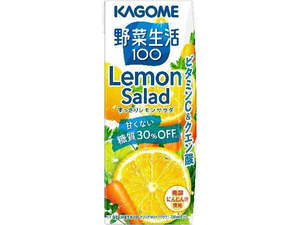 KAGOME Veggie Life 100 Lemon Salad Fruit & Vegetable Juice (200ml)