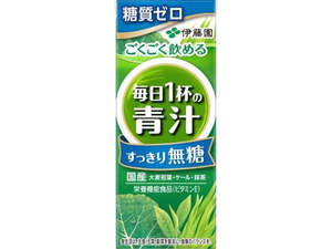 Snacks: ITO EN Mainichi Ippai Aojiru Green Vegetable Juice 200ml