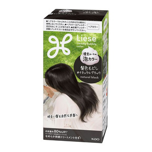 Hair: KAO Liese Foam Hair Color Natural Black 115ml