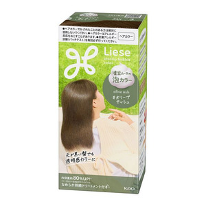 Hair: KAO Liese Foam Hair Color Olive Ash 115ml