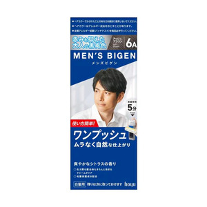 Hoyu Men's Bigen One Push #6A Ash Brown 80g