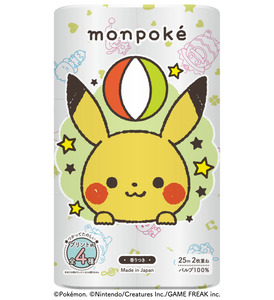 Home Living: Marutomi Monpoké Pikachu Toilet Papers 2-ply 12pcs