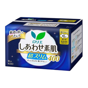 Bodaycare: KAO Laurier Happy Skin Ultra Slim 40cm Extra Heavy Night Use 9pcs