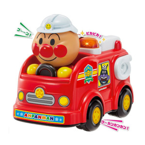 Mom Baby: Anpanman Fire Truck Toy With Lights And Sound Effects Toy For Kids Age 1.5+
