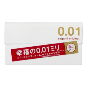 Sagami Original 0.01 Condoms 5pcs