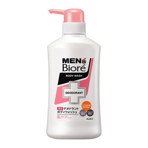 KAO Biore Men's Medicated Deodorant Body Wash Gentle Floral Scent 440ml