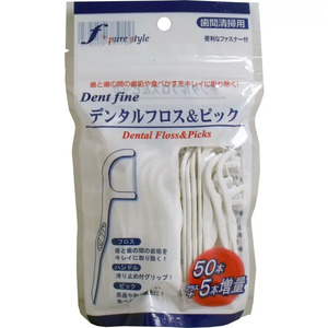 Dentfine Dental Floss & Picks 55pcs
