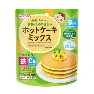 Mom Baby: Wakodo Baby Pancake powder Spinach Flavor 9+months