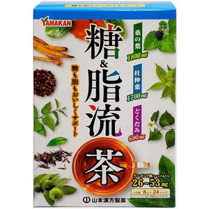 Supplement: Yamamoto Kanpo Pharmaceutical Sugar & Fat Flow Tea 8g x 24bags