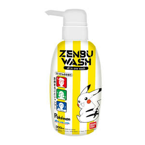 Mom Baby: BANDAI Pokemon All-in-One Shampoo & Body Wash Soda Scent 300ml