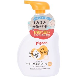 Mom Baby: PIGEON BABY BODY FOAM SOAP Unscented MOIST TYPE 500ML