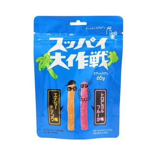 Wanwan Energy Drink Flavor & Tropical Fruit Flavor Stick Gumi 65g