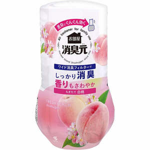 Kobayashi Pharmaceutical Toilet Deodorizer Freshly Picked White Peach 400mL