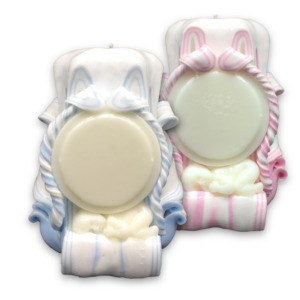 Carved Candles Baby 14cm Church Candles