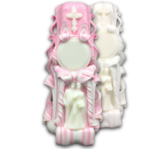 Products: Carved Candles Wedding Couple 27cm Church Candles