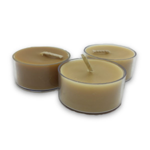 Tea-light Candles 100% Beeswax Pack of 6 Church Candles