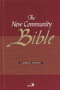 New Community Bible Catholic Index (H/B) Red