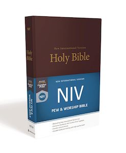 Niv Translation: NIV, Pew And Worship Bible [Burgundy]