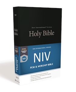 Niv Translation: NIV, Pew And Worship Bible [Black]