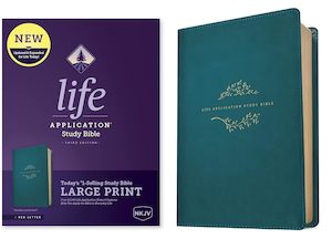 N Kjv: NKJV Life Applic Study Bible 3rd Ed L/P - Teal Leatherlike