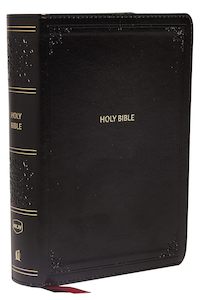 NKJV End-of-verse Reference Bible - Black