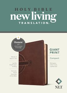 NLT Compact Giant Print Bible, Filament Enabled