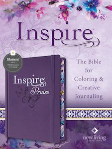 Nlt: NLT Inspire Praise Bible Filament-Enabled Purple H/C