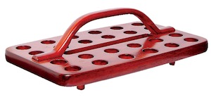 Trays And Plates: Communion Tray - 24 Hole (Mahogany)