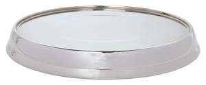 Trays And Plates: Communion Tray Base - Silvertone