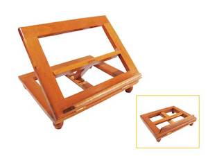 Mahogany Bible Stand Light Table Frame Style 16In X 10inch
