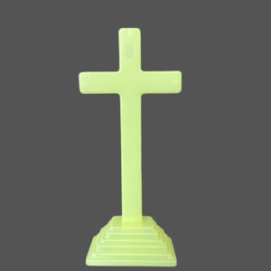 Crosses And Crucifixes: Glow in the Dark Cross - Plain Free Standing